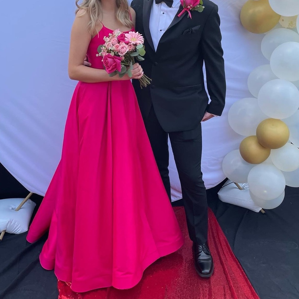 Hot Pink Prom dress